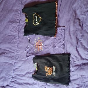 Adorable Halloween long sleeve shirt bundle - 3 shirts,  girls 18 months